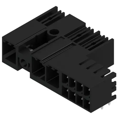 Stiftleiste, 3-polig, RM 7.62 mm, abgewinkelt, schwarz, 1156870000 Saisonangebot