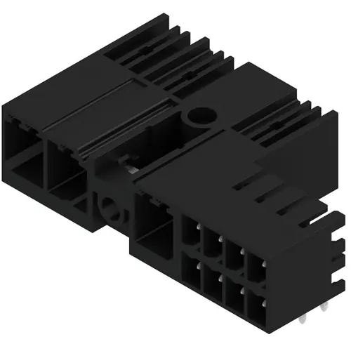 Stiftleiste, 3-polig, RM 7.62 mm, abgewinkelt, schwarz, 1156880000 Versand Am Gleichen Tag