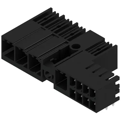 Neue Kollektion Stiftleiste, 4-polig, RM 7.62 mm, abgewinkelt, schwarz, 1156890000