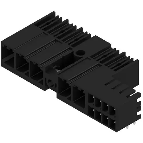 Stiftleiste, 5-polig, RM 7.62 mm, abgewinkelt, schwarz, 1157030000 Begrenztes Angebot