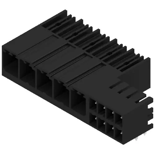 Stiftleiste, 5-polig, RM 7.62 mm, abgewinkelt, schwarz, 1157080000 Aktuell