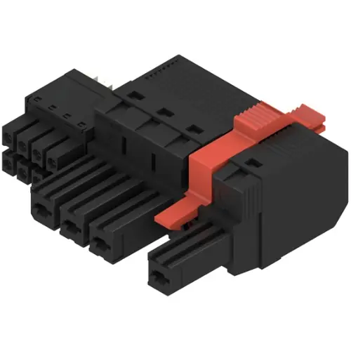 Rabatt Buchsenleiste, 4-polig, RM 7.62 mm, gerade, schwarz, 1157200000