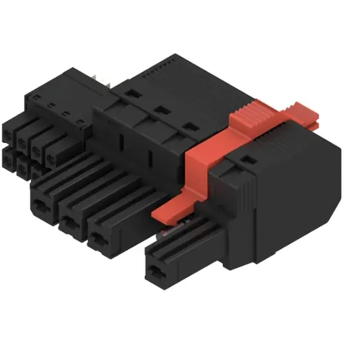 Begrenztes Angebot Buchsenleiste, 4-polig, RM 7.62 mm, gerade, schwarz, 1157210000