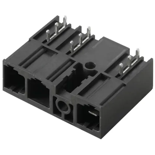 Zertifiziert Stiftleiste, 3-polig, RM 10.16 mm, abgewinkelt, schwarz, 1157330000