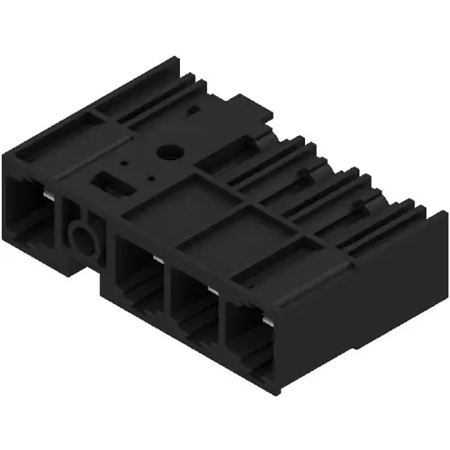 Stiftleiste, 4-polig, RM 10.16 mm, abgewinkelt, schwarz, 1157350000 Meistverkauft