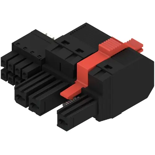 Buchsenleiste, 3-polig, RM 7.62 mm, gerade, schwarz, 1157470000 Aktuell