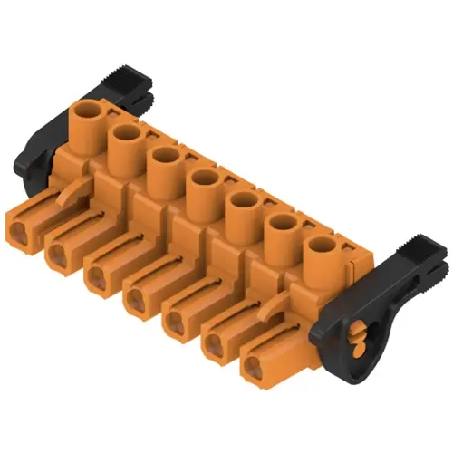 Buchsenleiste, 7-polig, RM 7.62 mm, gerade, orange, 1164880000 Garantierte Lieferung