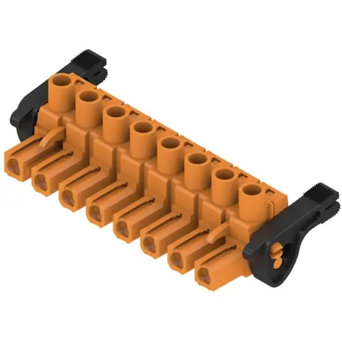 Angebot Buchsenleiste, 8-polig, RM 7.62 mm, gerade, orange, 1164890000