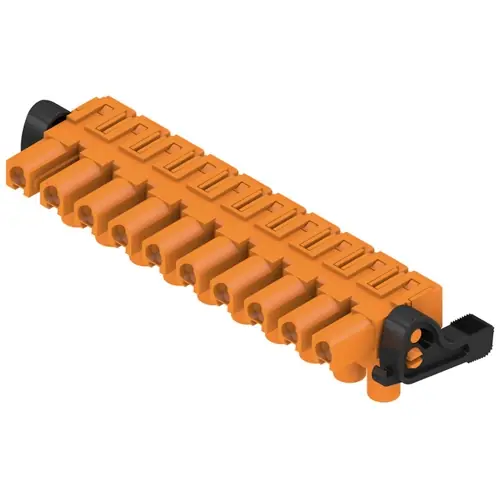 Solange Der Vorrat Reicht Buchsenleiste, 10-polig, RM 7.62 mm, gerade, orange, 1164930000