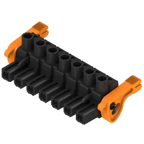 Echt Buchsenleiste, 7-polig, RM 7.62 mm, gerade, schwarz, 1164970000