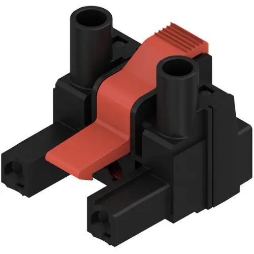 Buchsenleiste, 2-polig, RM 7.62 mm, gerade, schwarz, 1173490000 Must-Have