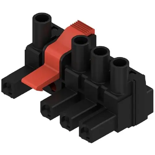 Top-Angebot Buchsenleiste, 4-polig, RM 7.62 mm, gerade, schwarz, 1173530000