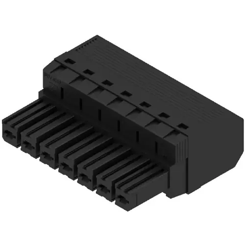 Buchsenleiste, 7-polig, RM 7.62 mm, gerade, schwarz, 1190570000 Kostenfreie Lieferung