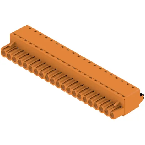 Angebot Buchsenleiste, 21-polig, RM 5 mm, gerade, orange, 1211780000