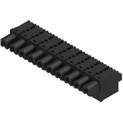 Buchsenleiste, 10-polig, RM 7.62 mm, gerade, schwarz, 1227380000 Sofort Bestellen
