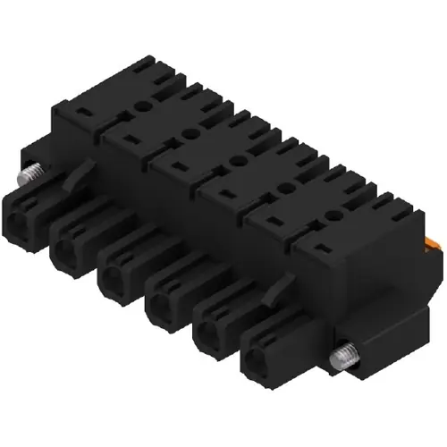 Zertifiziert Buchsenleiste, 6-polig, RM 7.62 mm, gerade, schwarz, 1227490000