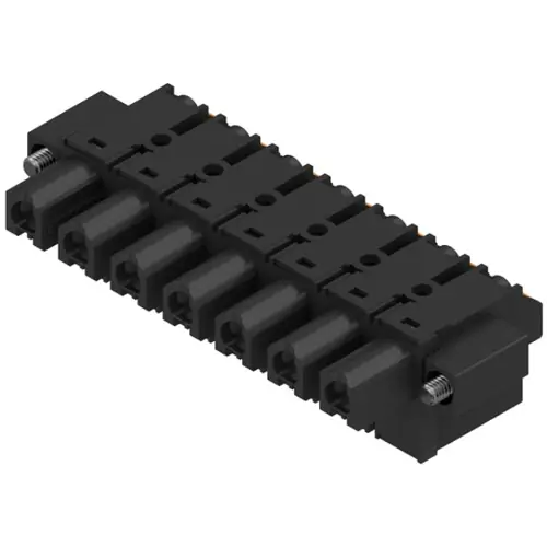Schnäppchen Buchsenleiste, 7-polig, RM 7.62 mm, gerade, schwarz, 1227510000