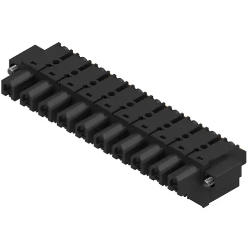 Beliebt Buchsenleiste, 10-polig, RM 7.62 mm, gerade, schwarz, 1227540000