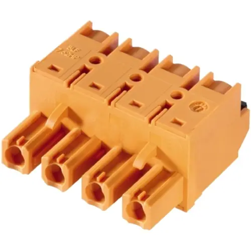 Buchsenleiste, 7-polig, RM 7.62 mm, gerade, orange, 1230190000 Solange Der Vorrat Reicht