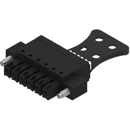 Buchsenleiste, 6-polig, RM 3.81 mm, gerade, schwarz, 1231360000 Mega-Angebot