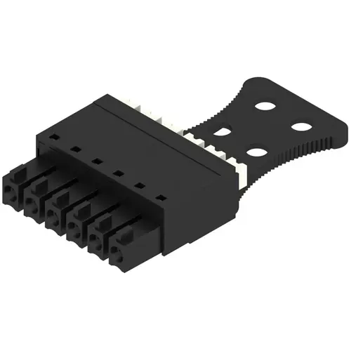 Jetzt Bestellen Buchsenleiste, 6-polig, RM 3.81 mm, gerade, schwarz, 1231690000