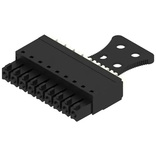 Direkt Vom Hersteller Buchsenleiste, 9-polig, RM 3.81 mm, gerade, schwarz, 1231730000