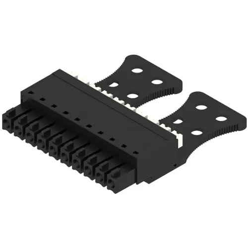 Buchsenleiste, 10-polig, RM 3.81 mm, gerade, schwarz, 1231740000 Super-Preis