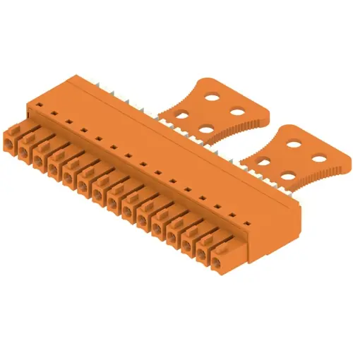 Buchsenleiste, 15-polig, RM 3.81 mm, gerade, orange, 1235910000 Schneller Versand