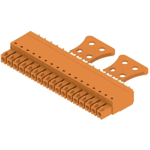 Sofort Bestellen Buchsenleiste, 17-polig, RM 3.81 mm, gerade, orange, 1235930000
