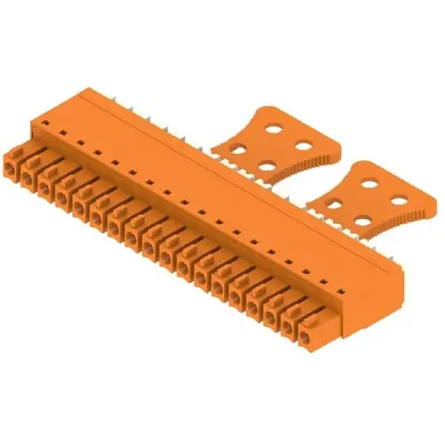Buchsenleiste, 18-polig, RM 3.81 mm, gerade, orange, 1235940000 Direkt Vom Hersteller
