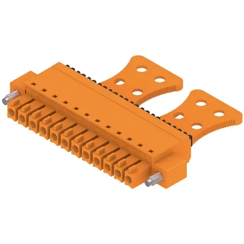 Expressversand Buchsenleiste, 12-polig, RM 3.81 mm, gerade, orange, 1236040000