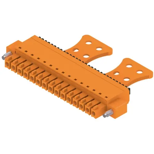 Günstig Buchsenleiste, 15-polig, RM 3.81 mm, gerade, orange, 1236080000