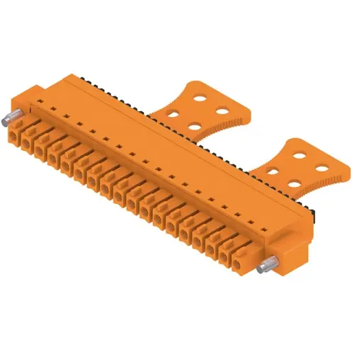 Buchsenleiste, 18-polig, RM 3.81 mm, gerade, orange, 1236110000 Billig