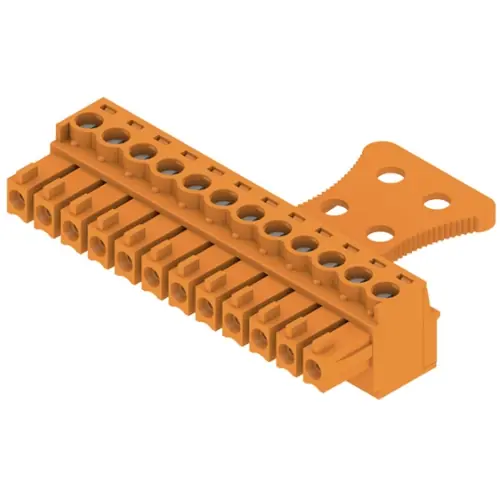 Günstig Buchsenleiste, 12-polig, RM 3.81 mm, gerade, orange, 1236370000