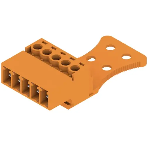 Stiftleiste, 5-polig, RM 3.81 mm, gerade, orange, 1237010000 Top-Seller