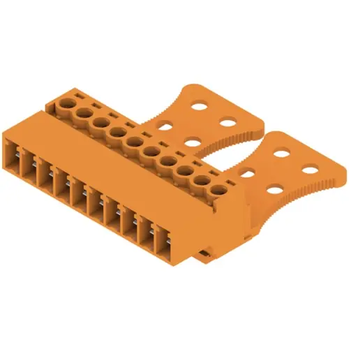 Stiftleiste, 10-polig, RM 3.81 mm, gerade, orange, 1237080000 Jetzt Kaufen