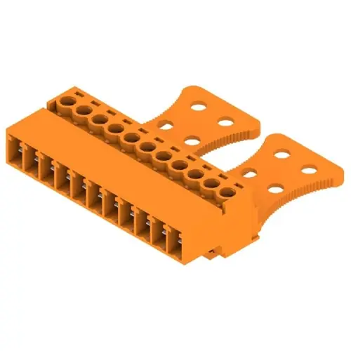 Gratis Versand Stiftleiste, 11-polig, RM 3.81 mm, gerade, orange, 1237090000