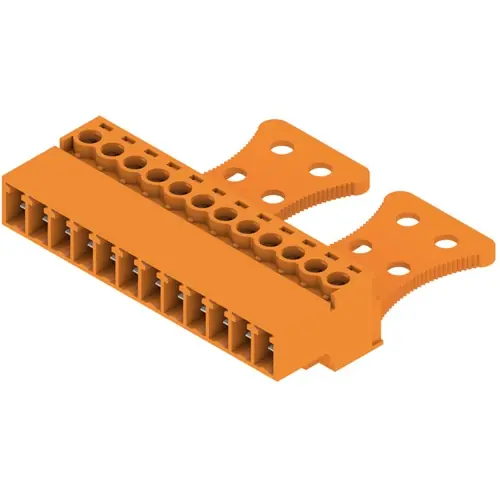 Neu Im Sortiment Stiftleiste, 12-polig, RM 3.81 mm, gerade, orange, 1237100000