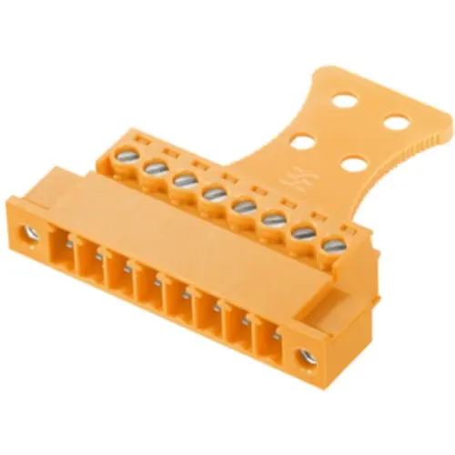 Top-Preis Stiftleiste, 8-polig, RM 3.81 mm, gerade, orange, 1237180000