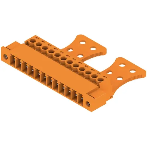 Stiftleiste, 12-polig, RM 3.81 mm, gerade, orange, 1237220000 Beliebt