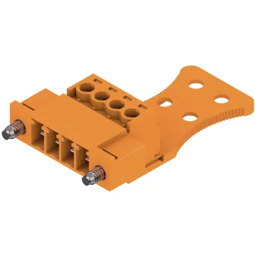 Stiftleiste, 4-polig, RM 3.81 mm, gerade, orange, 1237550000 Jetzt Bestellen