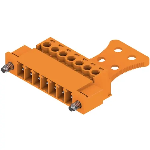 Günstig Stiftleiste, 7-polig, RM 3.81 mm, gerade, orange, 1237580000