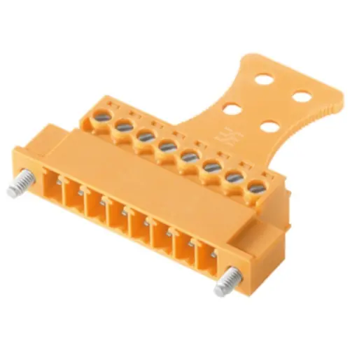 Stiftleiste, 8-polig, RM 3.81 mm, gerade, orange, 1237590000 Versand Am Gleichen Tag