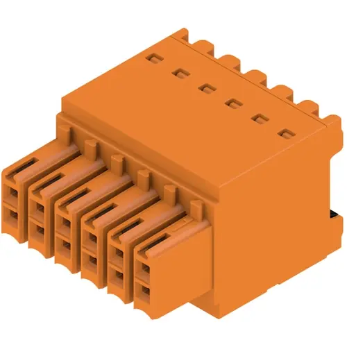 Buchsenleiste, 12-polig, RM 3.5 mm, gerade, orange, 1277320000 Wochenendangebot