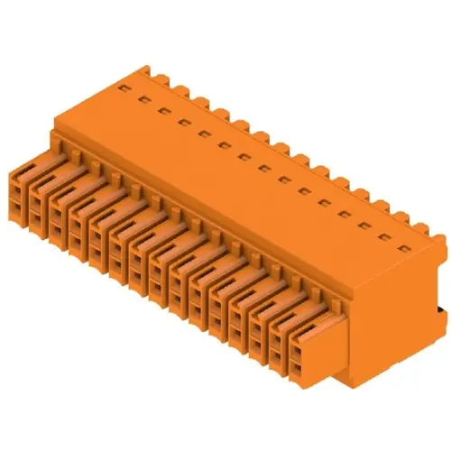 Buchsenleiste, 30-polig, RM 3.5 mm, gerade, orange, 1277420000 Wochenendangebot