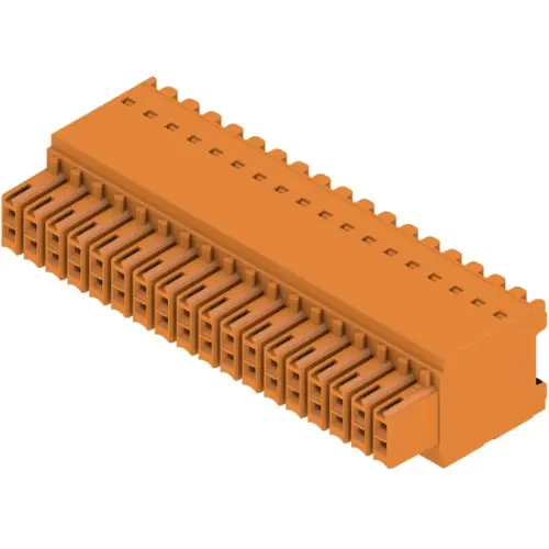 Super-Preis Buchsenleiste, 36-polig, RM 3.5 mm, gerade, orange, 1277450000