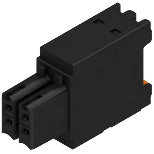 Top-Seller Buchsenleiste, 4-polig, RM 3.5 mm, gerade, schwarz, 1277460000