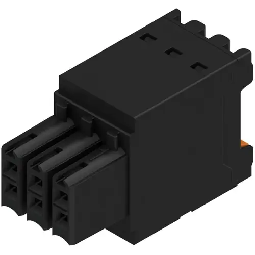 Saisonangebot Buchsenleiste, 6-polig, RM 3.5 mm, gerade, schwarz, 1277470000