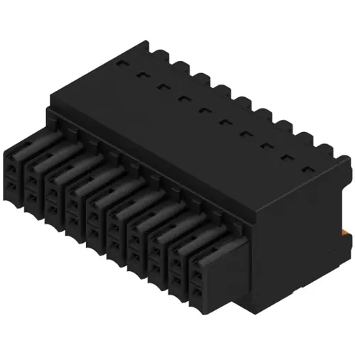Neue Ware Buchsenleiste, 20-polig, RM 3.5 mm, gerade, schwarz, 1277550000