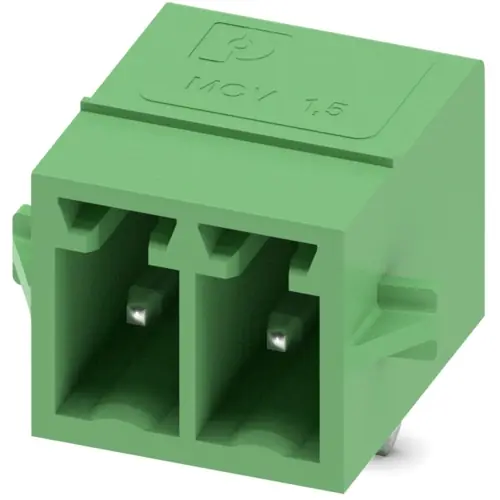 Stiftleiste, 2-polig, RM 3.5 mm, abgewinkelt, grün, 1731675 Aktuell